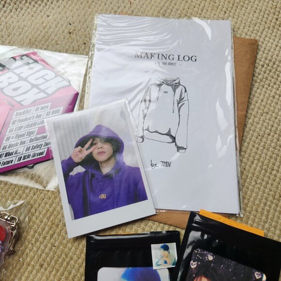 BTS Army Fan Club K pop Cards Keychains Box Collection Merchandise Stickers Etc - Picture 6 of 16